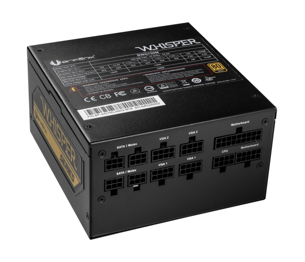 Bitfenix Whisper M 750W 80 Plus Gold - 409189 - zdjęcie 3